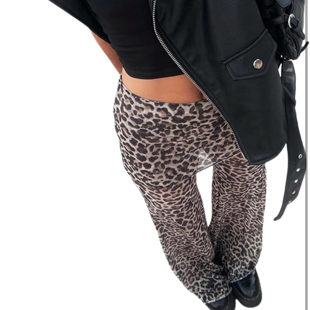 Leopard Print Pants - Picture 3 of 7
